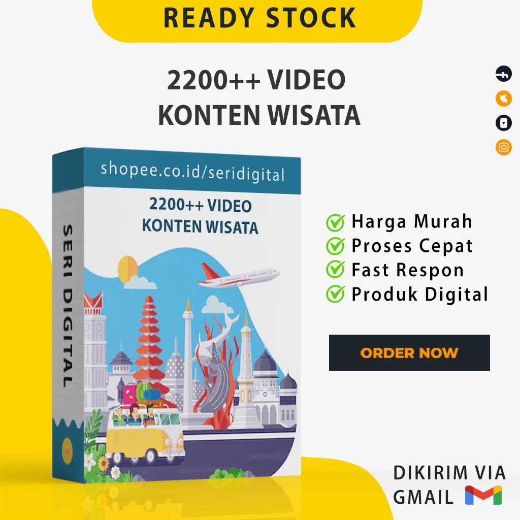 2200++ VIDEO KONTEN WISATA - Video Konten Viral Siap Upload
