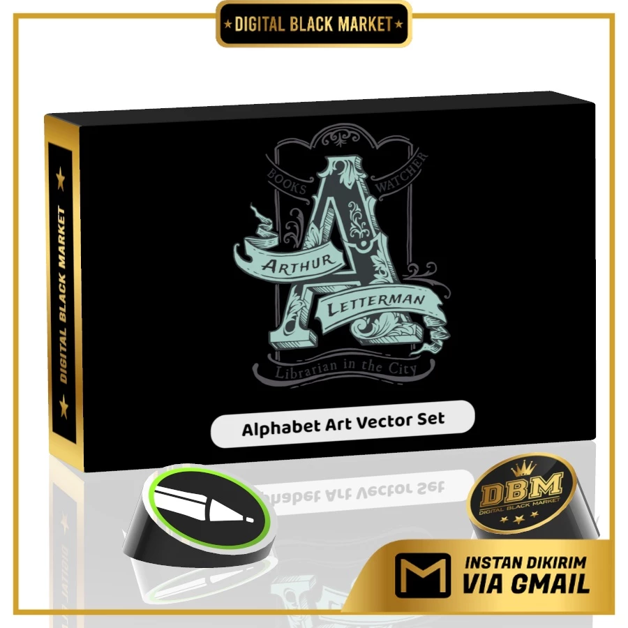 Alphabet Art Vector Set CorelDraw